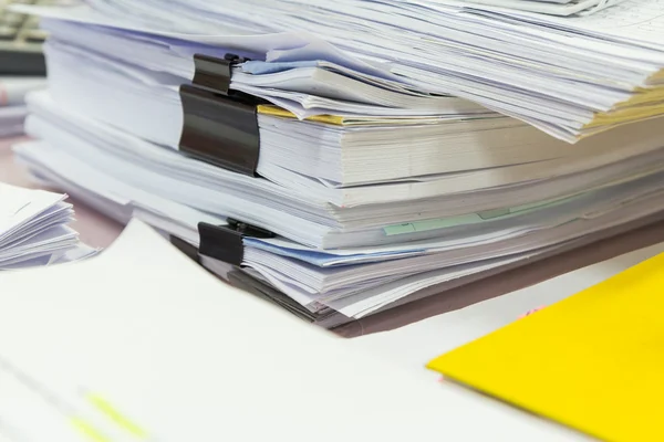 Stack of business papers — Stock Photo, Image