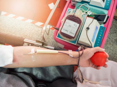 Hastanede kan bağışı.