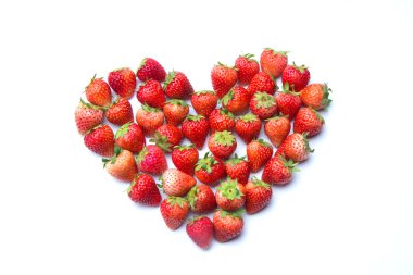 kalp şeklinde çilek