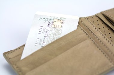 kredi kartı ve cüzdan