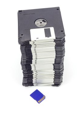 SD kart ve sarkık yuvarlak yüzey