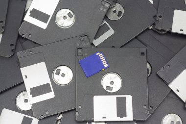 SD kart ve sarkık yuvarlak yüzey