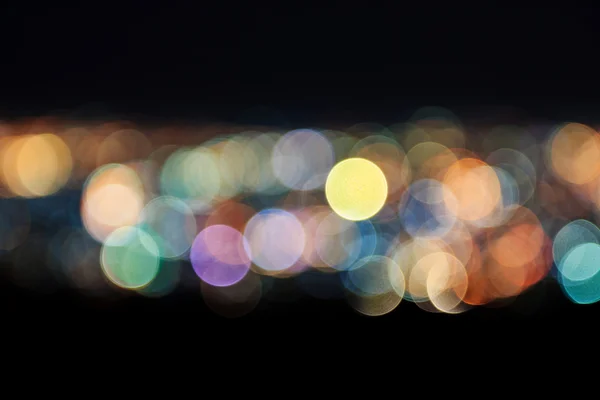 Abstrato de luzes borradas da cidade — Fotografia de Stock