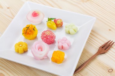 Thai sweet dessert clipart