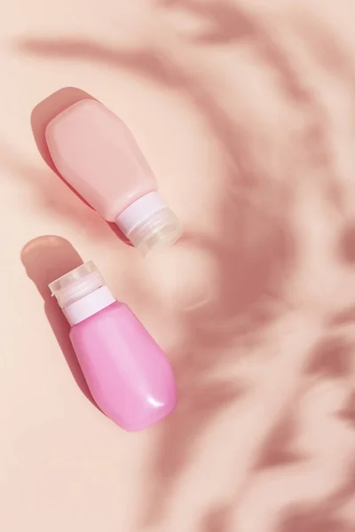 Cosmetische Fles Voor Room Gel Lotion Schoonheidsproduct Pakket Model Plastic — Stockfoto