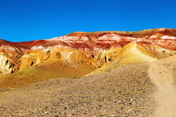 Färgglada Mars Altai Bergen Marsdalen Vackert Landskap Altai Republic Ryssland — Stockfoto