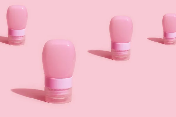 Patroon Met Cosmetische Fles Voor Crème Gel Lotion Schoonheid Product — Stockfoto