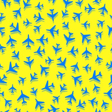 El çizimi vektör düz grafik çizimi. Doku. Düzlemsiz şablon, vektör. Uçağın pürüzsüz dokusu.