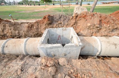 Çimento boru hattı 