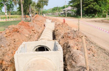 Çimento boru hattı 