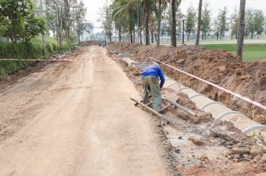 Çimento boru hattı 