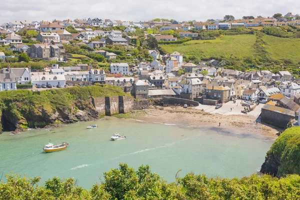 Port Isaac Juni 2021 Schilderachtig Pittoresk Kustplaatsje Port Isaac Een — Stockfoto