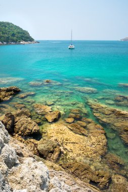Yanui Beach bay, Phuket, Tayland. 