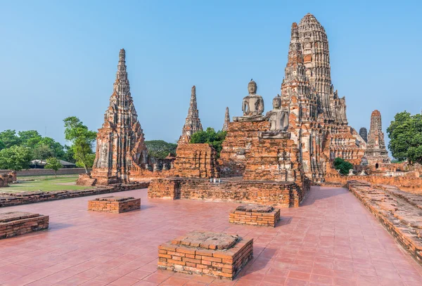 Wat Chai Watthanaram tempel van Ayutthaya provincie. — Stockfoto