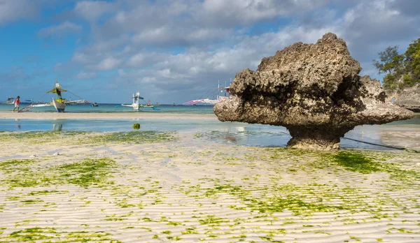 Boracay ilha Praia Branca das Filipinas — Fotografia de Stock