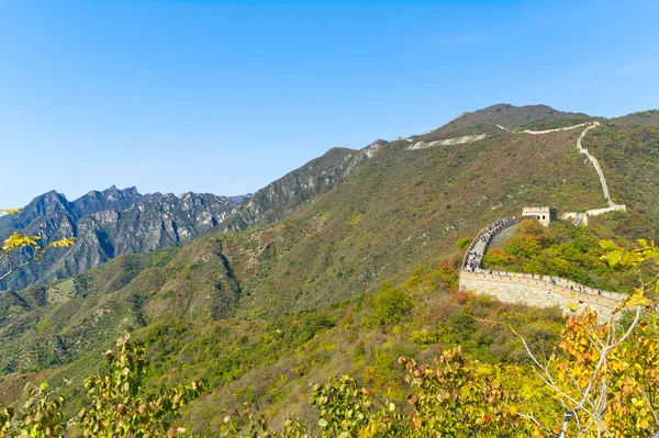 Great Wall of China in Fall — Stock Photo, Image