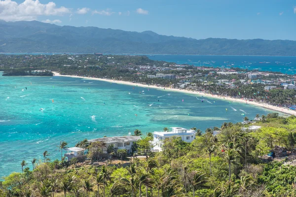 Plaży Bulabog Boracay island, Filipiny. — Zdjęcie stockowe