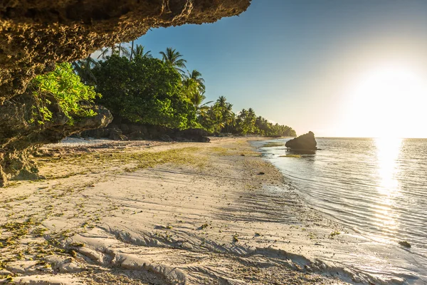 Anda White Long Beach sull'isola di Bohol — Foto Stock