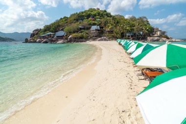 Görünüm Nang Yuan adası Koh Tao Adası Tayland 