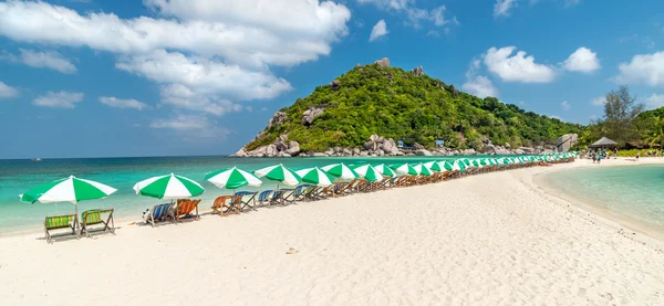 Vista de Nang Yuan isla de Koh Tao isla Tailandia — Foto de Stock