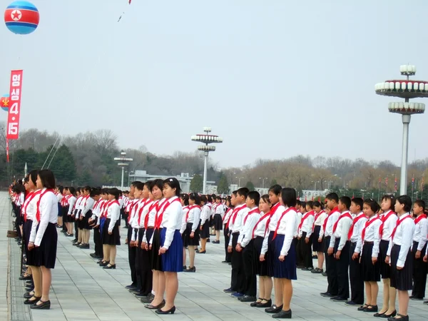 韓国のパイオニア子供たち — ストック写真