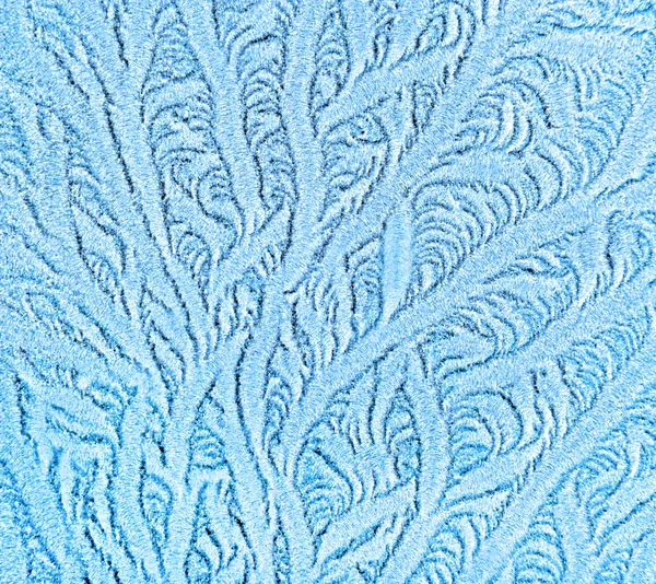 Fractal azul hielo decoración de invierno — Foto de Stock