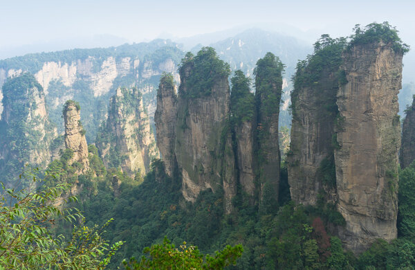Sunrise at Zhangjiajie National Park