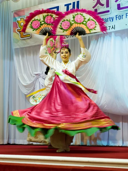 Dança tradicional coreana — Fotografia de Stock