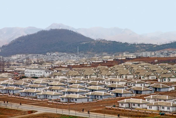 Nordkoreas Dorf — Stockfoto