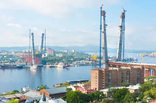 Byggandet av stora byggnad Bridge? er — Stockfoto