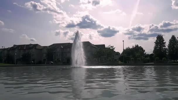 オタワの噴水の映像 — ストック動画