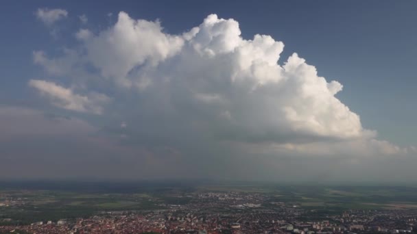 Clouds Pcs Hungary — Stock Video