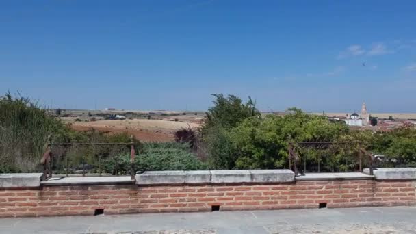 Gothic Winery Vacker Familj Vingård Rueda Spanien — Stockvideo