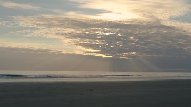 ชายหาดท บาร เมาท เกวนก เวลส สหราชอาณาจ — วีดีโอสต็อก