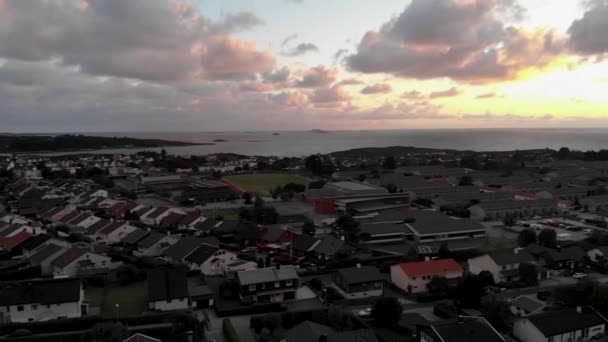 Drone Film Hafrsfjord — Stock Video