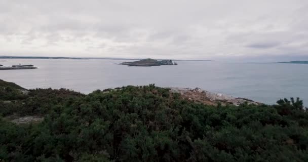 Filmischer Blick Auf Das Berühmte Irland Eye — Stockvideo