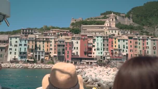 Turistický Snímek Videa Malé Vesnice Itálii — Stock video