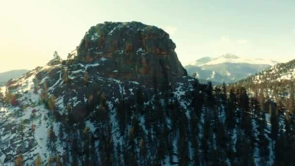 Снігові Гори Осиковому Колорадо — стокове відео