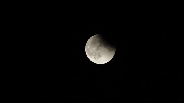 Eclipse Lunar Setembro 2015 — Vídeo de Stock