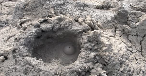 加利福尼亚州萨尔顿海附近的泥罐 — 图库视频影像