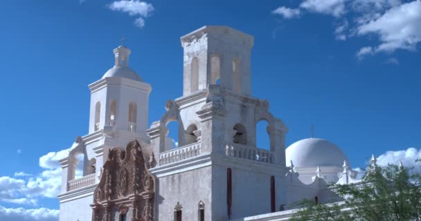 Görev San Xavier Del Bac Arizona — Stok video