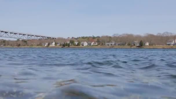 Vågorna Från Havet — Stockvideo