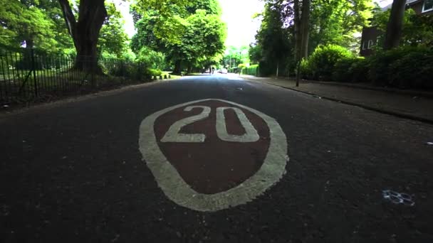 Límite Velocidad Carretera — Vídeos de Stock