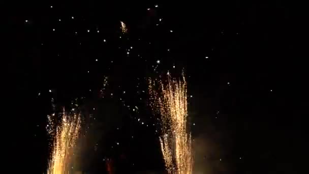 Feuerwerk Juli — Stockvideo