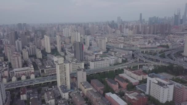Shanghai Şehrinin Görüntüsü — Stok video