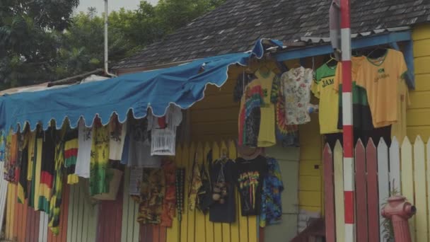 Streets Falmouth Jamaica — Stock Video