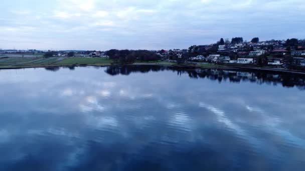 Nagranie Lotnicze Sverd Fjell Swords Rock Jest Pomnikiem Upamiętniającym Historyczną — Wideo stockowe