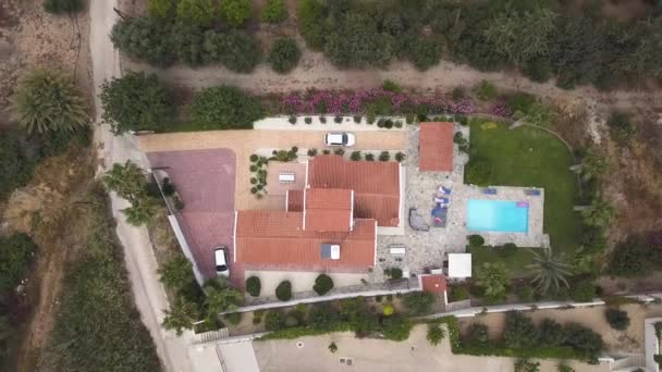 Aerial Footage Cyprus Hills — Stock Video
