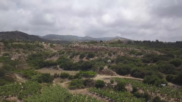 Kıbrıs Rum Kesimi Nin Tepelerdeki Hava Görüntüsü — Stok video