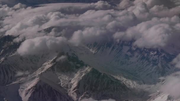 Aerial footage of the Andes Mountains